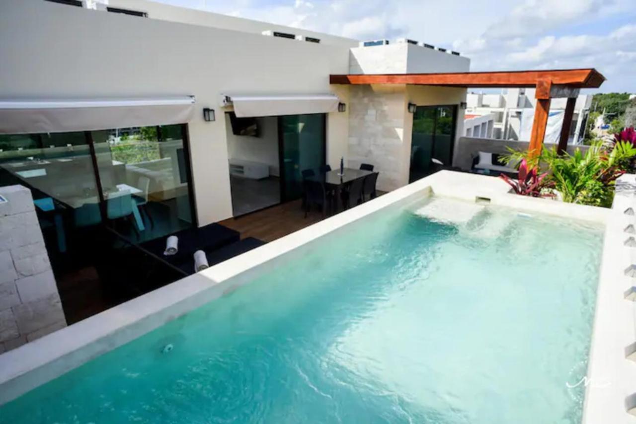 图卢姆Penthouse Blue Luxury La Veleta公寓 外观 照片