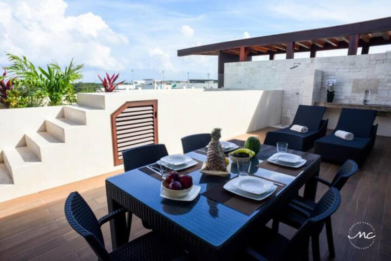 图卢姆Penthouse Blue Luxury La Veleta公寓 外观 照片
