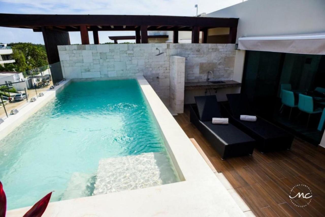 图卢姆Penthouse Blue Luxury La Veleta公寓 外观 照片