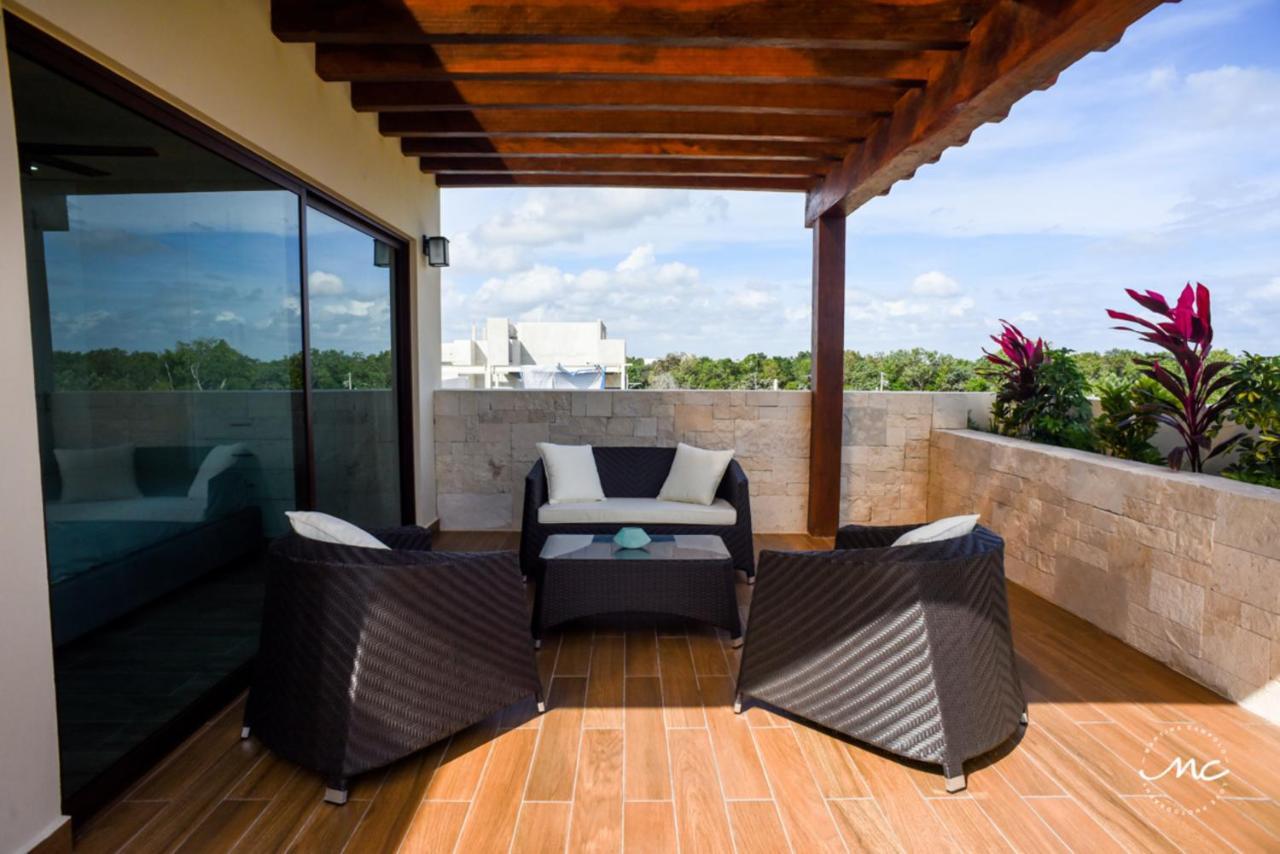 图卢姆Penthouse Blue Luxury La Veleta公寓 外观 照片