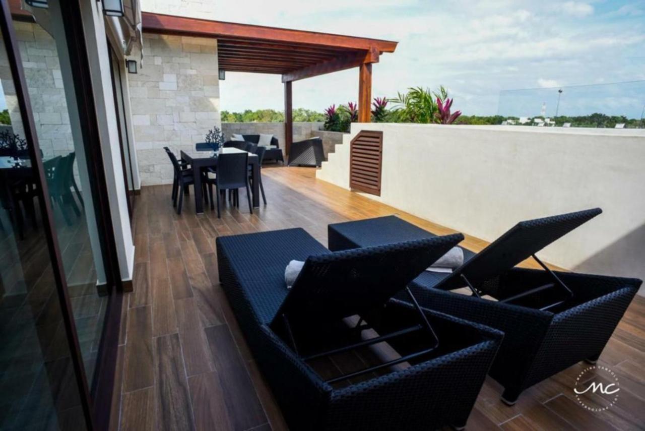 图卢姆Penthouse Blue Luxury La Veleta公寓 外观 照片
